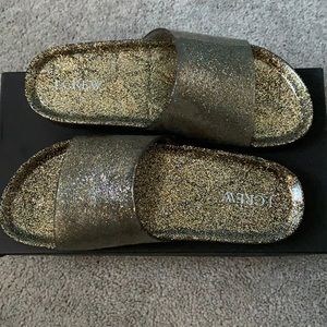 J. Crew pool slide sandals